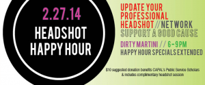 Back by Popular Demand: CAPAL Headshot Happy Hour!